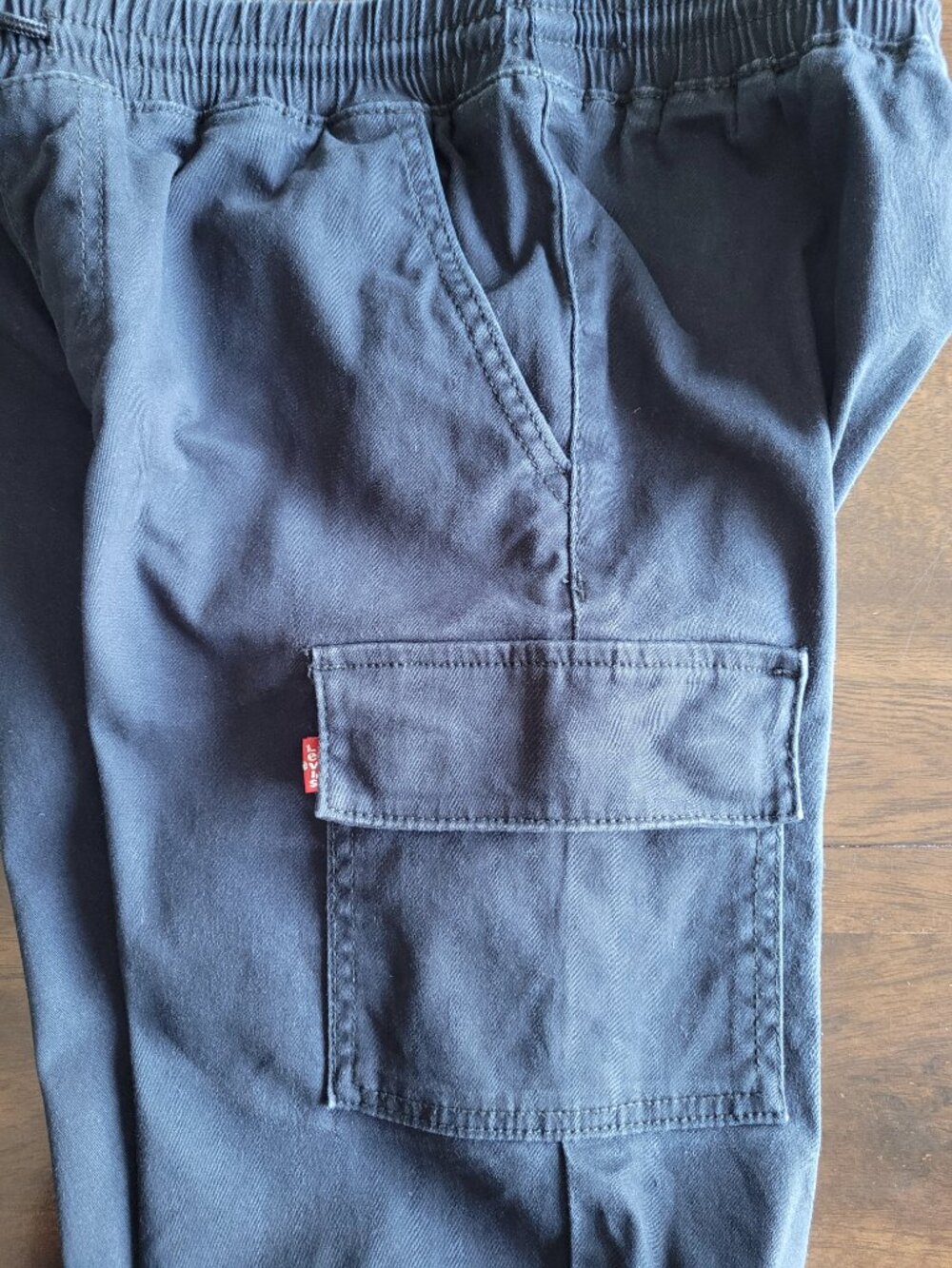 Levi's Boys Black Cargo Shorts | Size XL | Stretch Cotton - Picture 8 of 16